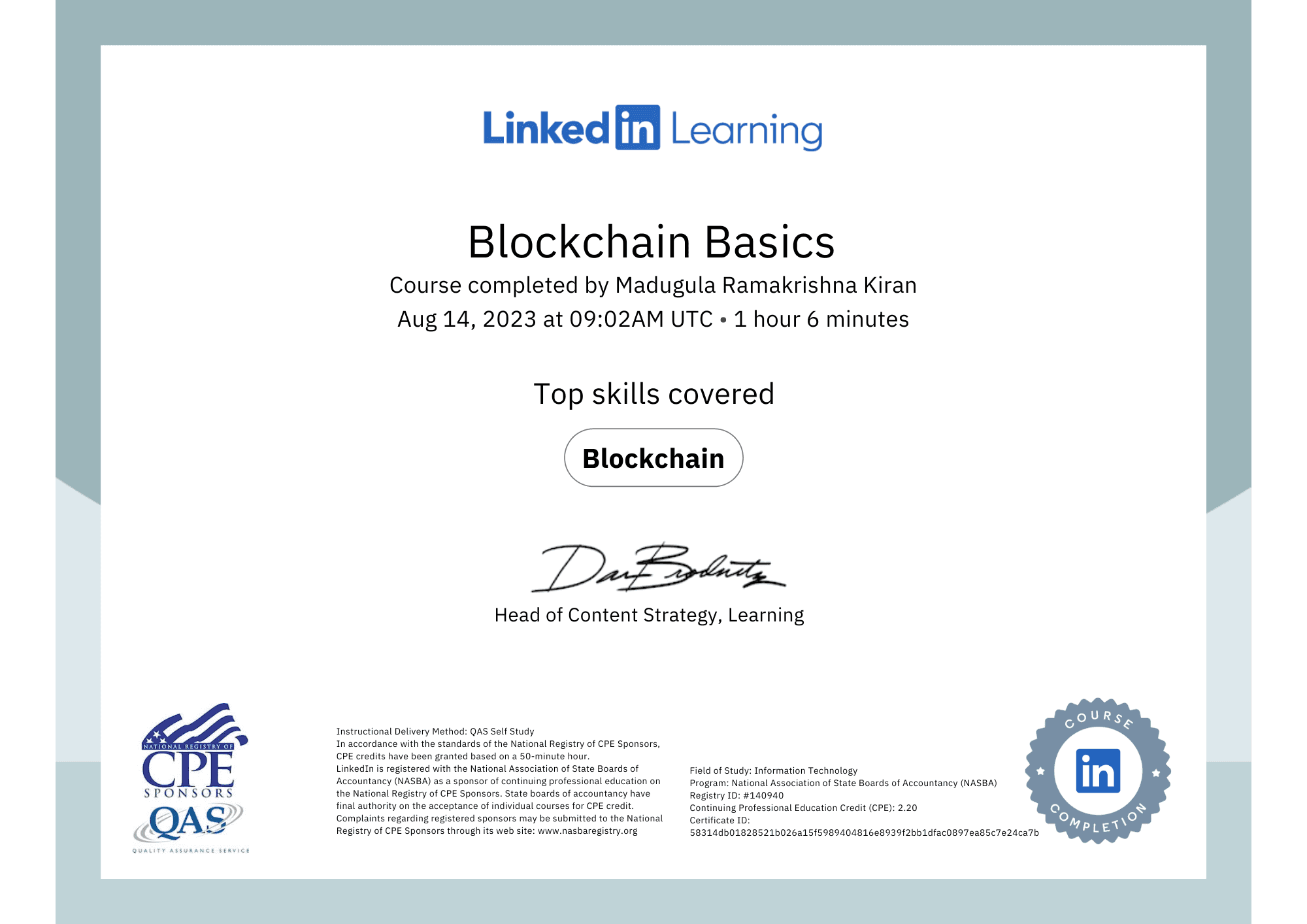 Professional Learning Credential 01